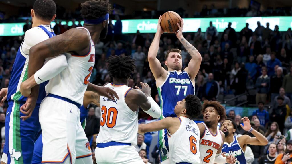 Luka Doncic contra los New York Knicks