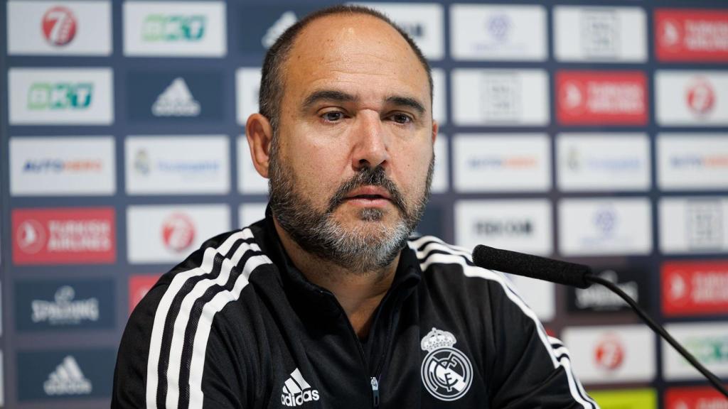 Chus Mateo, en la rueda de prensa.