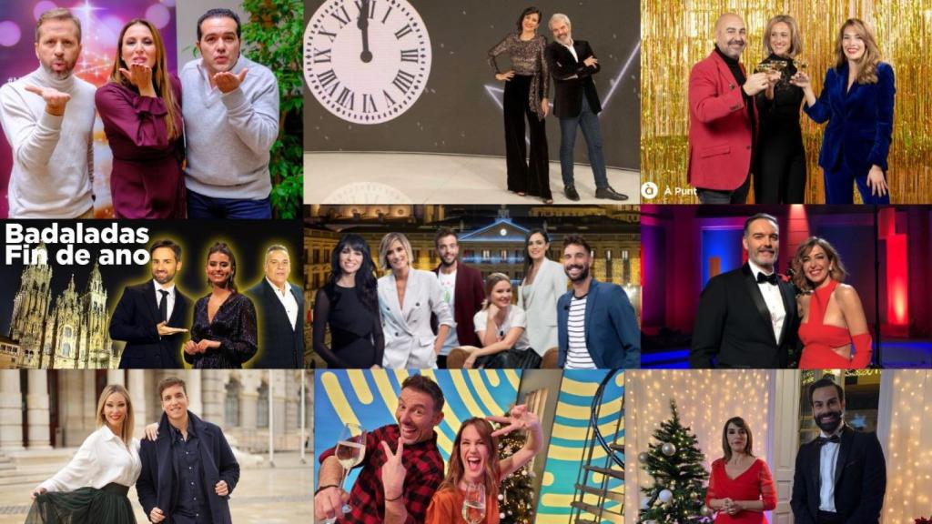 Las autonómicas dan la bienvenida al año 2023 con los rostros más emblemáticos de las cadenas