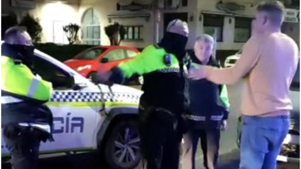 Una imagen del vídeo compartido en redes.