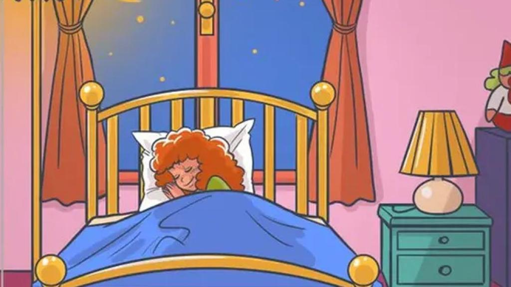 Detalle de la imagen del acertijo viral.