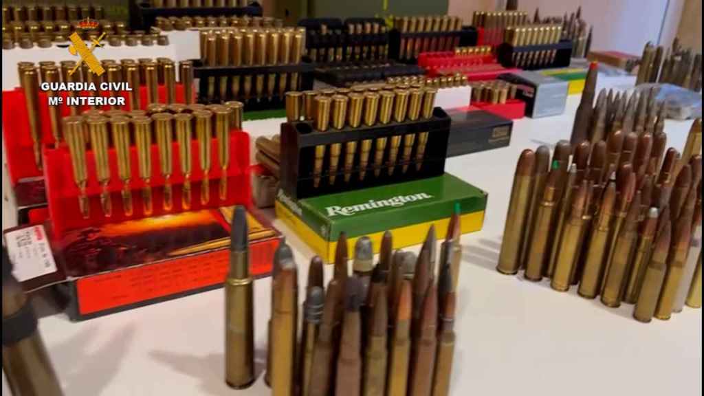 Munición incautada durante la Operación Múnich.