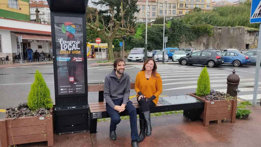 Presentación de una zona de descanso inteligente en Moaña.