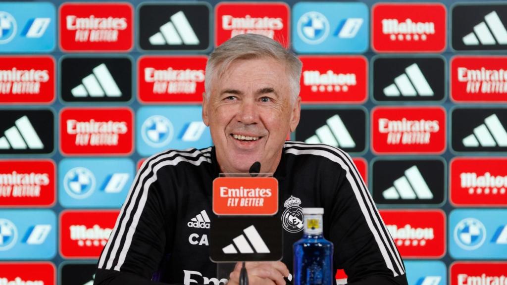 Carlo Ancelotti, en rueda de prensa
