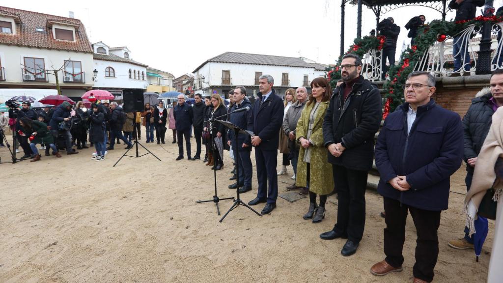 Concentración en Escalona (Toledo). Foto: Óscar Huertas.