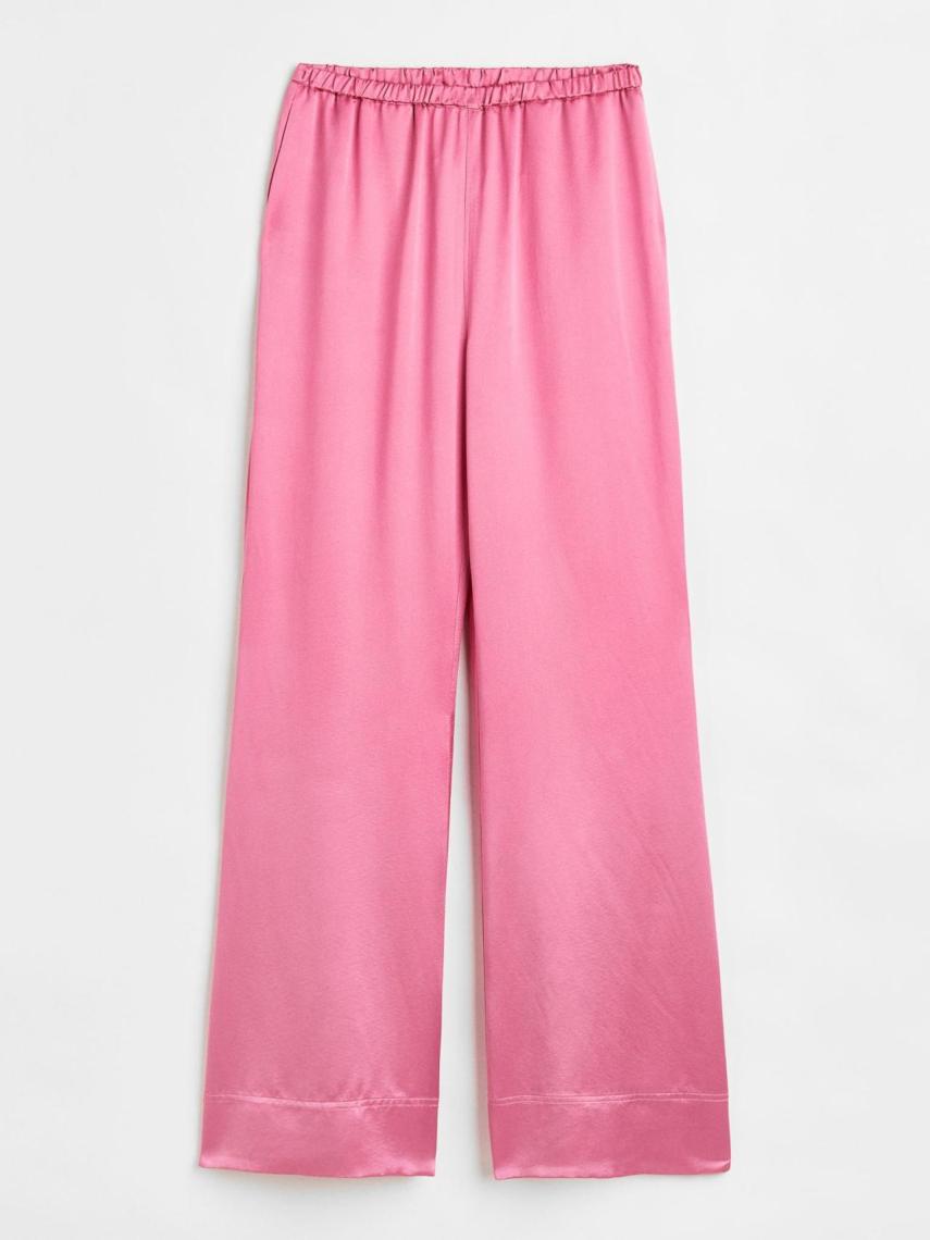 Pantalón en mezcla de seda, de H&M (129 €)