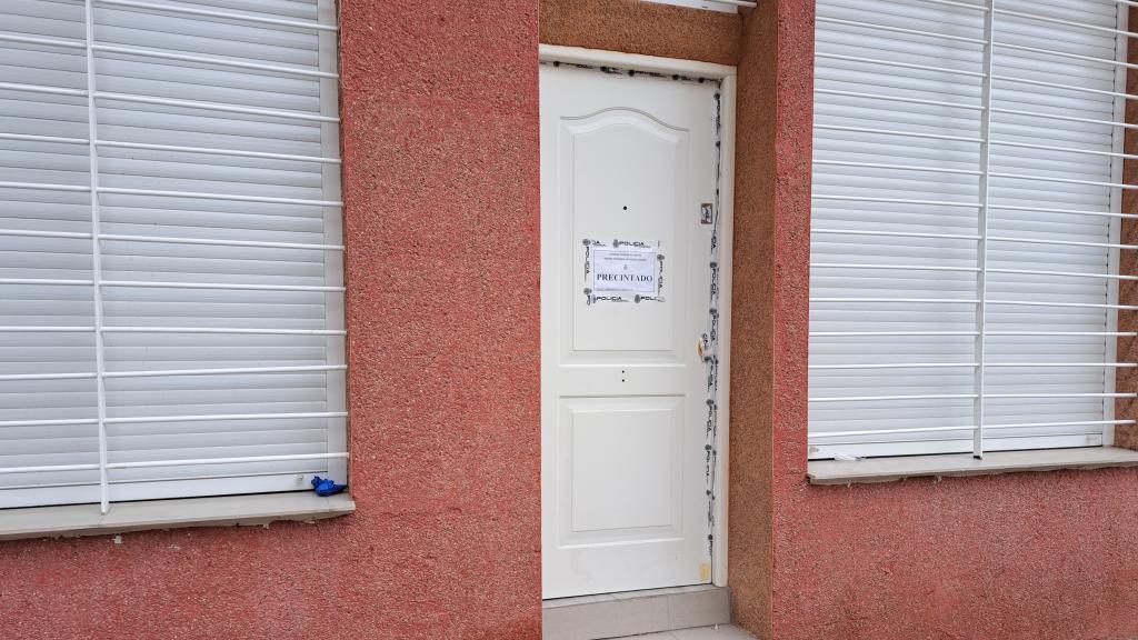 Vivienda donde se produjo el asesinato a la joven de 20 años en Vallecas.