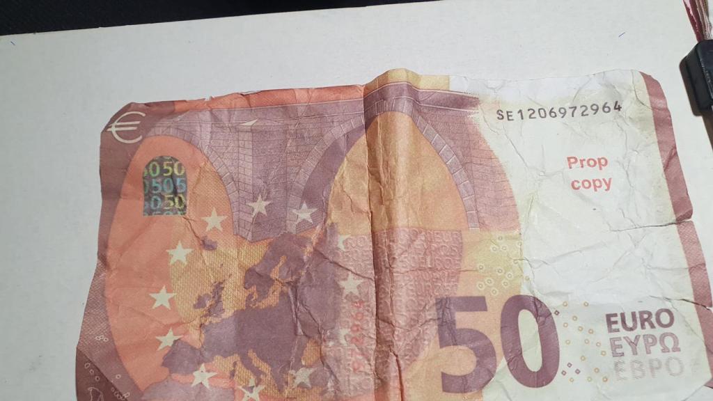 Imagen del billete falso