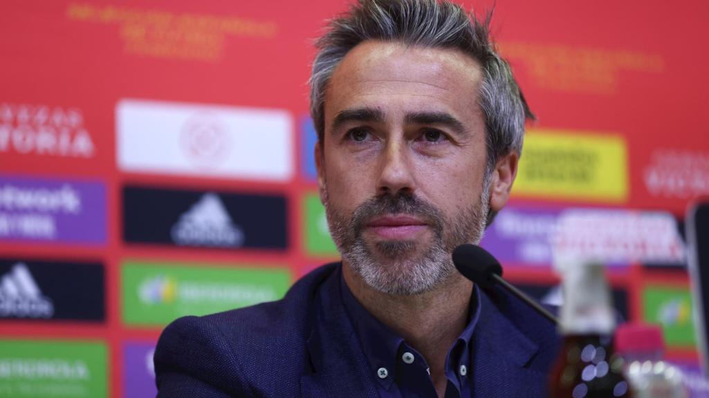 Jorge Vilda, en una rueda de prensa.