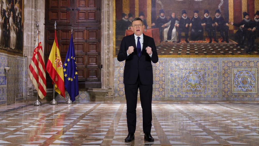 Ximo Puig, durante su intervención. EE