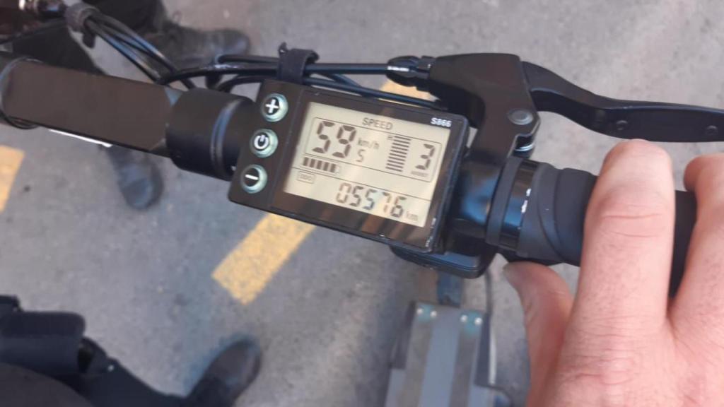 La imagen del patinete facilitada por la Policía de Elche.