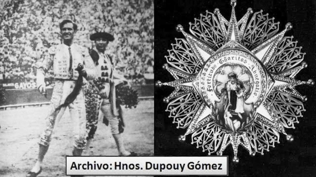 Carlos Arruza recibió del Gobierno de España la Cruz de Beneficencia