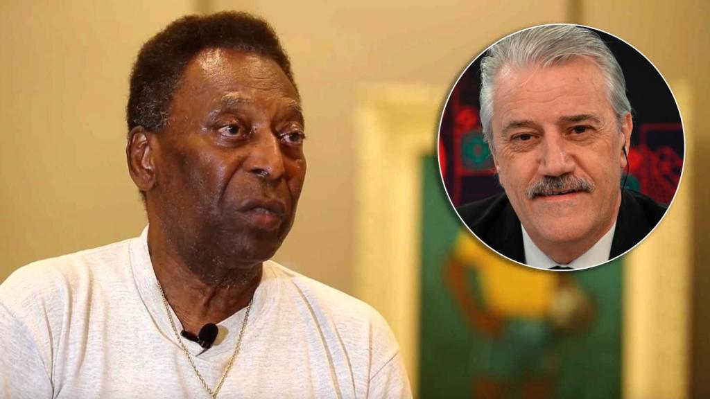 Pelé y Alejandro Fabbri