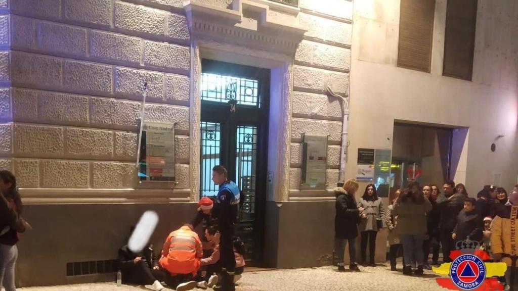 Proteccion civil atiende a los heridos