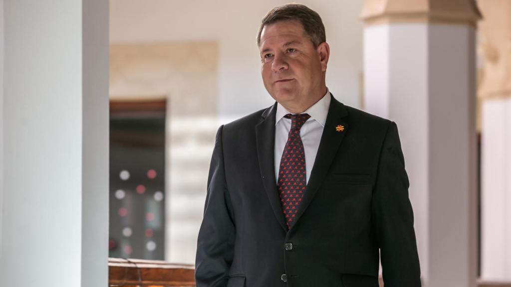 Emiliano García-Page en el Palacio de Fuensalida.