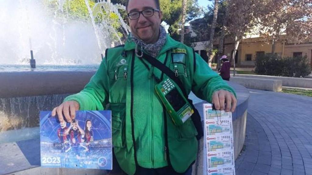 El vendedor de la ONCE José Luis Molina Buitrago.