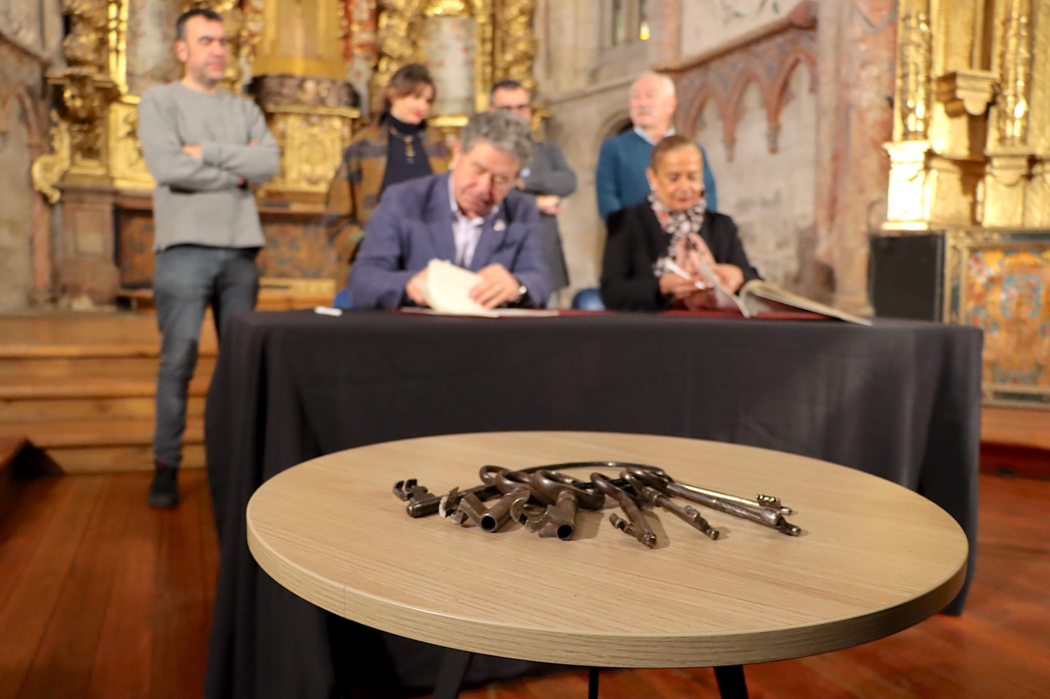 Cesión del Convento de Santa Clara a la Diputación de Pontevedra.