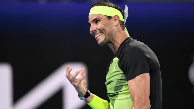 Rafa Nadal, durante la United Cup