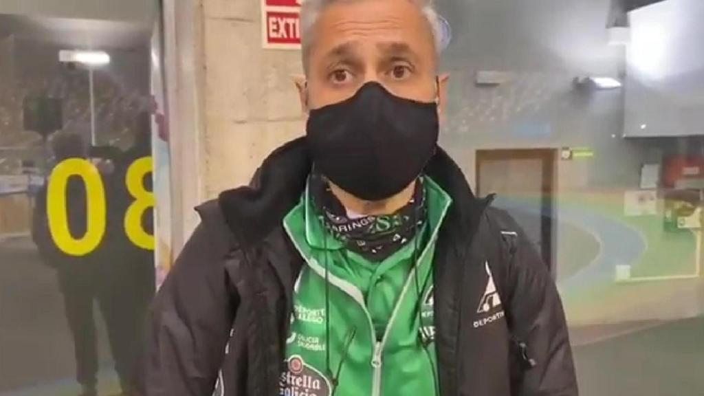 El entrenador del Deportivo Liceo, Juan Copa, en una imagen de archivo.