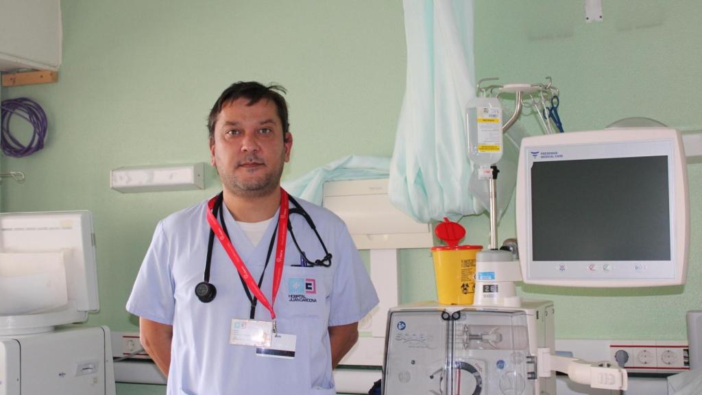 Carlos Fernández, jefe del servicio de Nefrología y Diálisis.