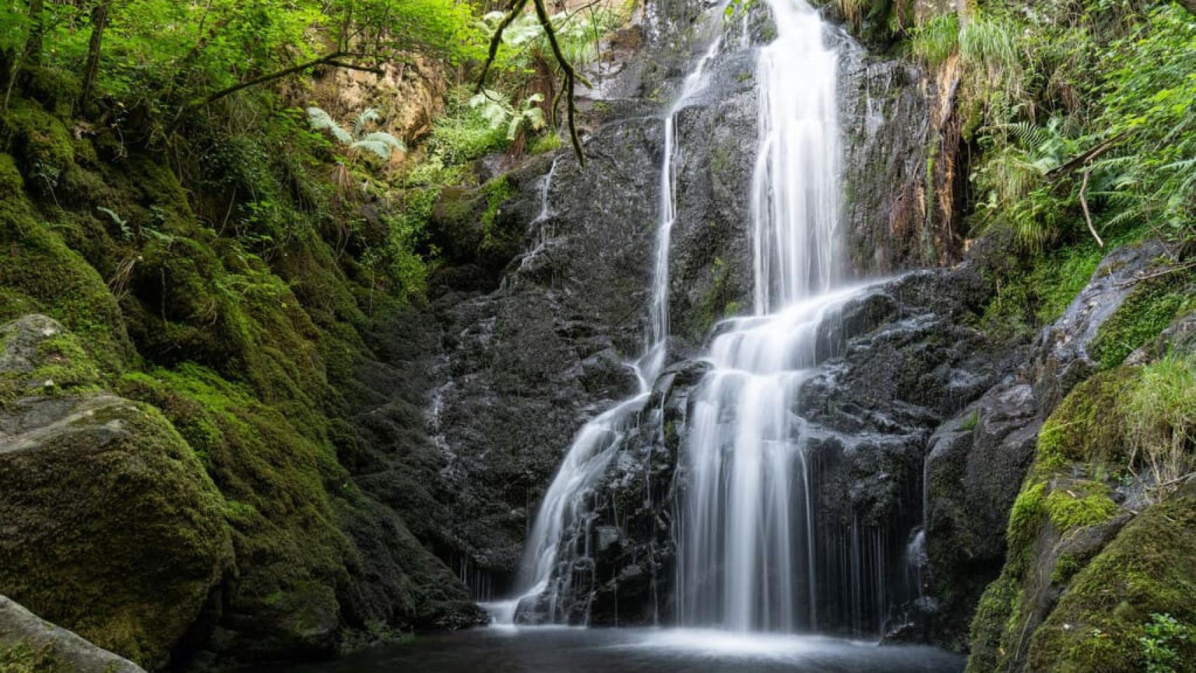 Una de las cascadas más bonitas de la provincia de Pontevedra