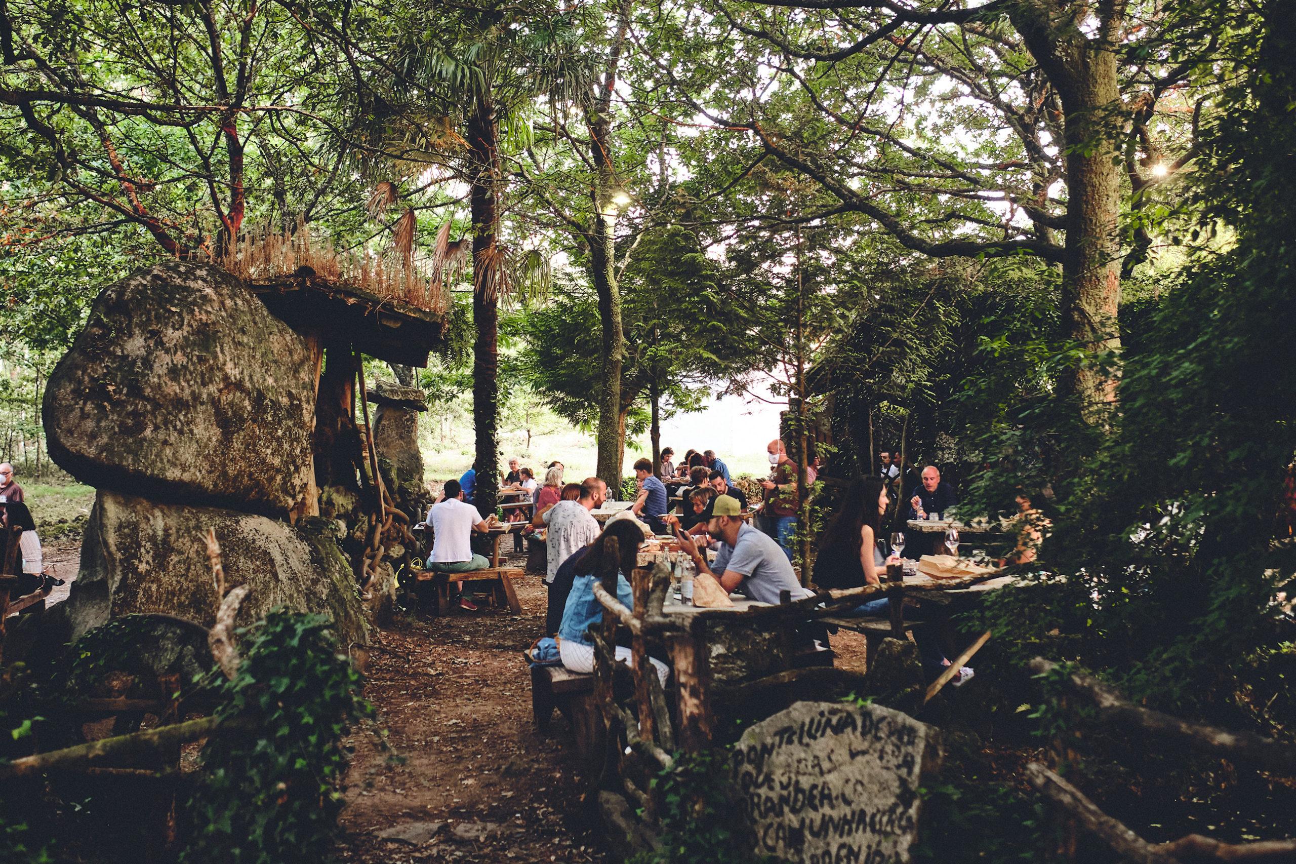 Fogar do Santiso en Teo, restaurante ecológico. Foto: Fogar do Santiso