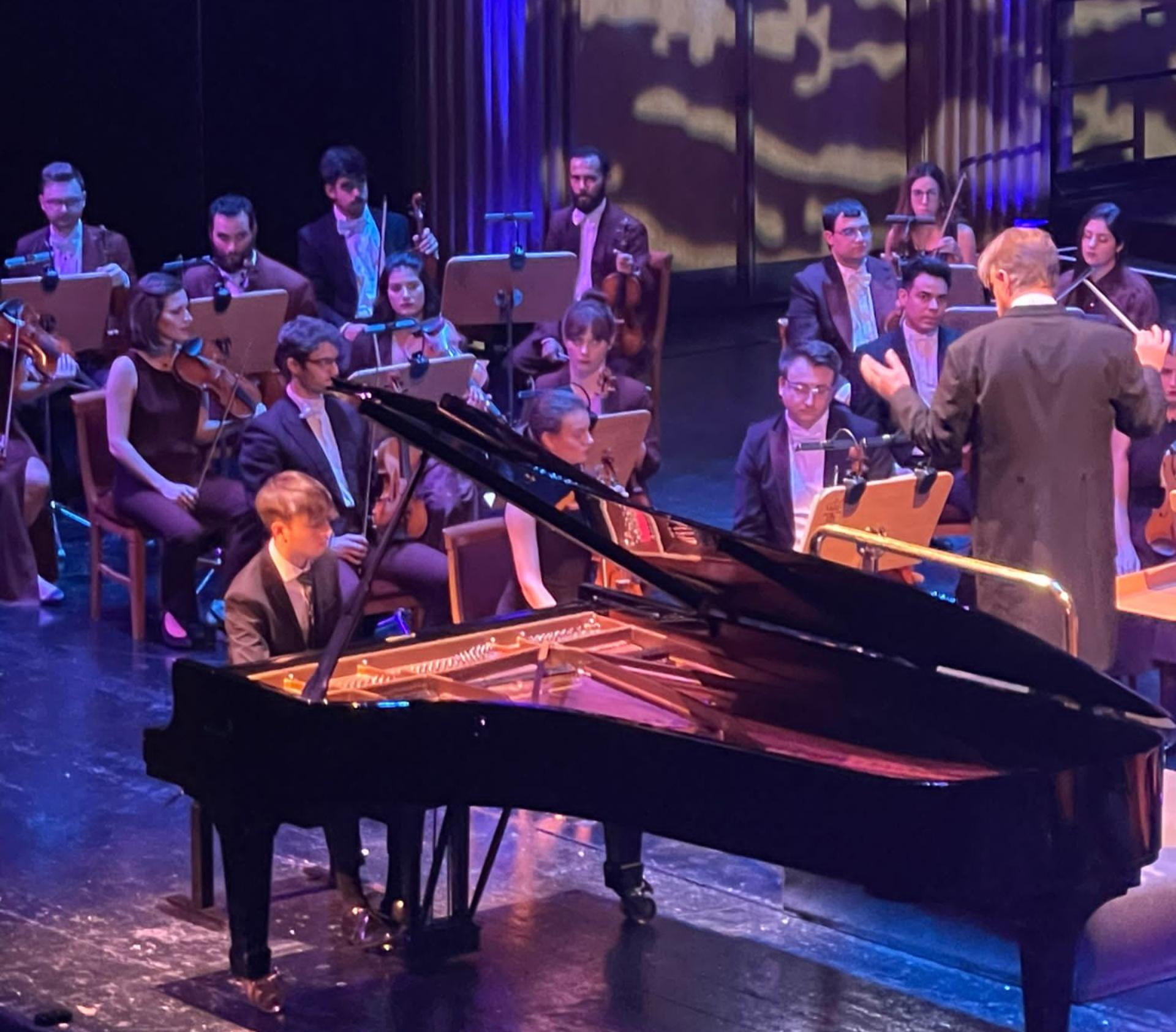 Actuación de Nicolás Varela en el Teatro Real de Madrid (Foto: Cedida)