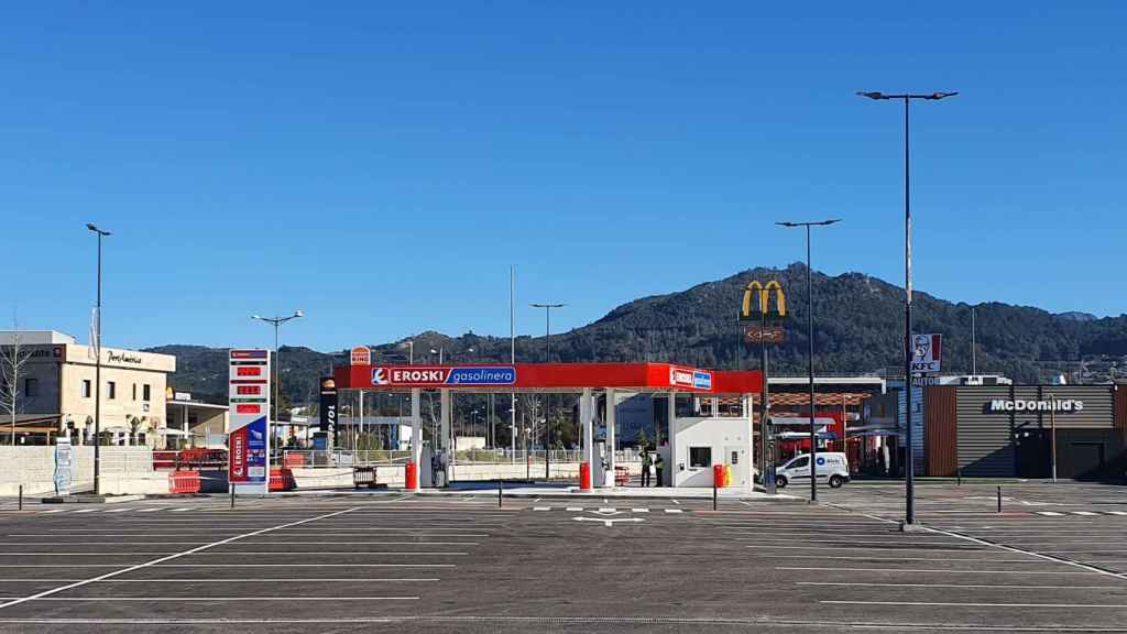 Gasolinera Eroski en Nigrán (Pontevedra).