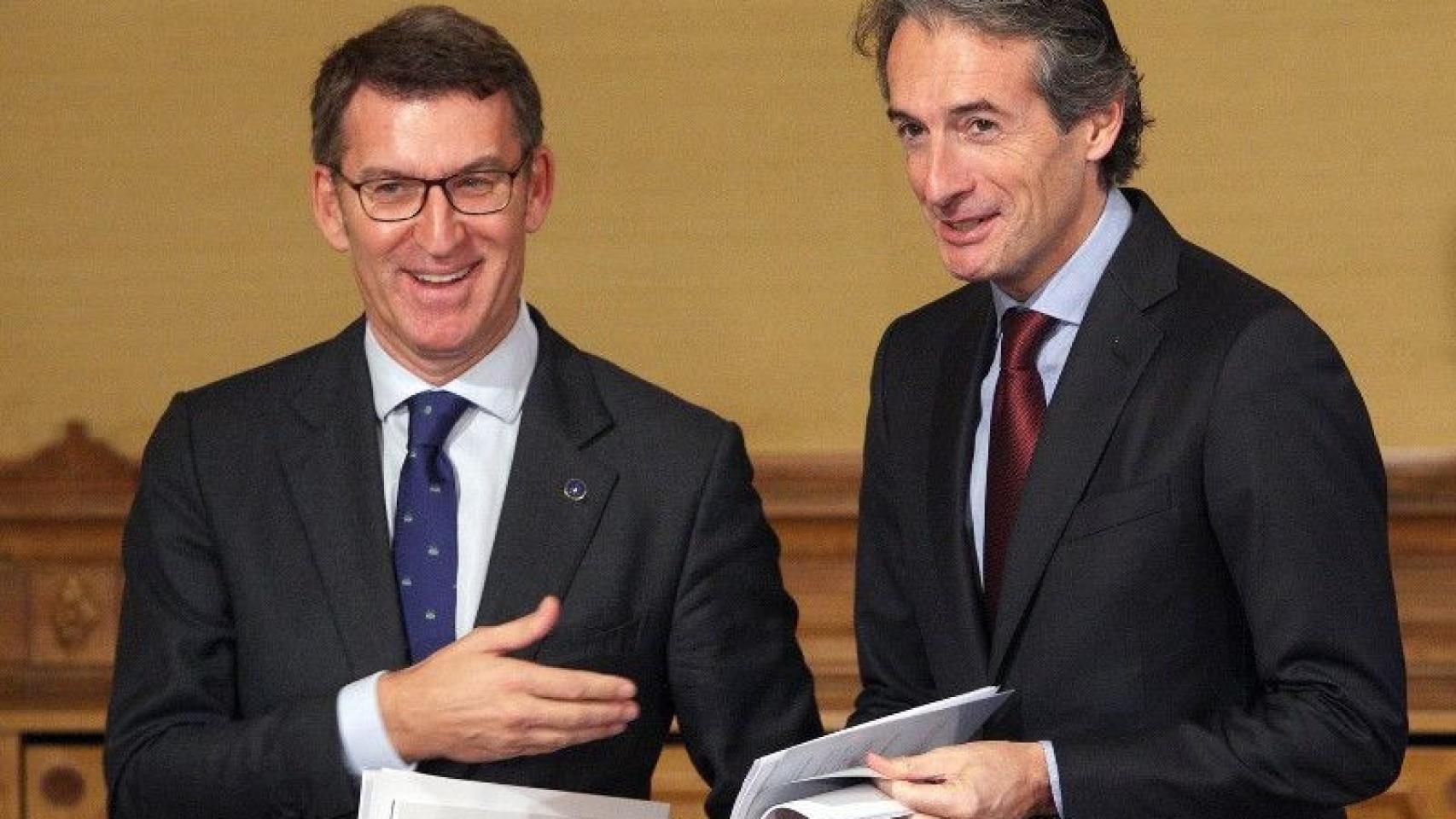 Alberto Núñez Feijóo e Íñigo de la Serna, en una imagen de archivo.