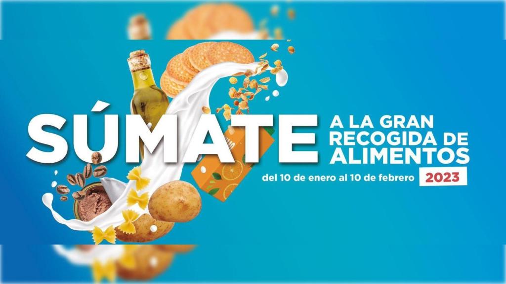 Cartel de la Gran Recogida de Alimentos 2023.