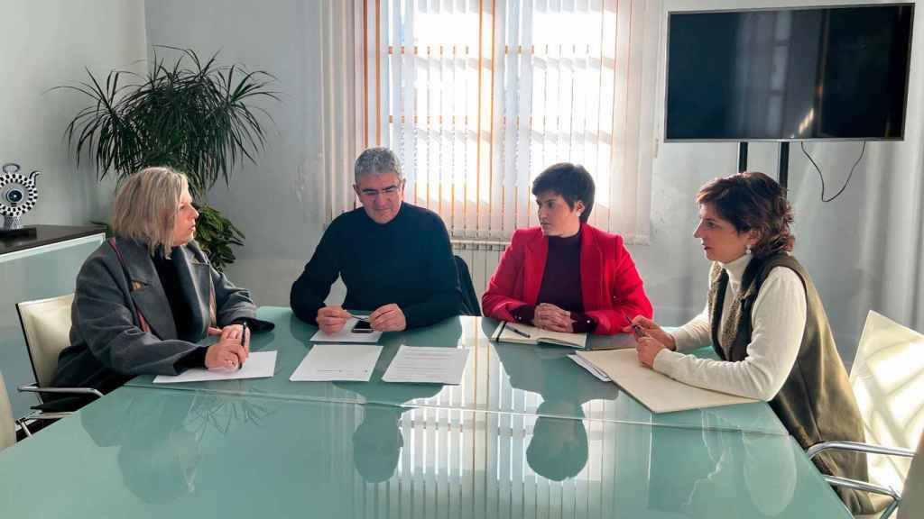 Reunión de los alcaldes de la Mancomunidad de O Baixo Miño.