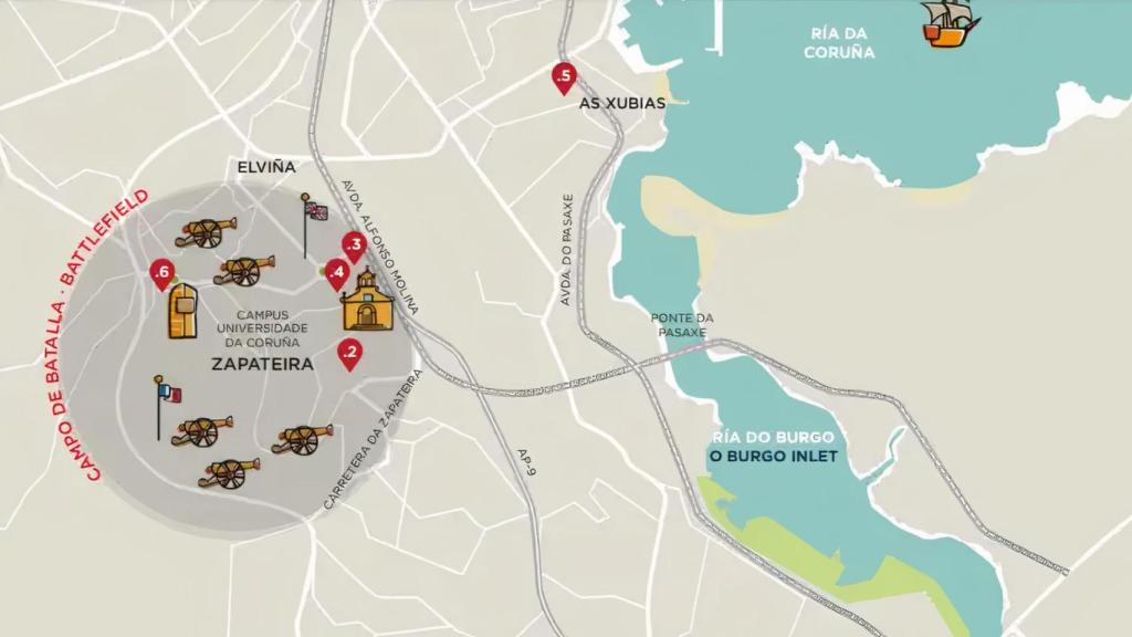 Ruta ‘Corunna 1809, a paso de vencedores’.