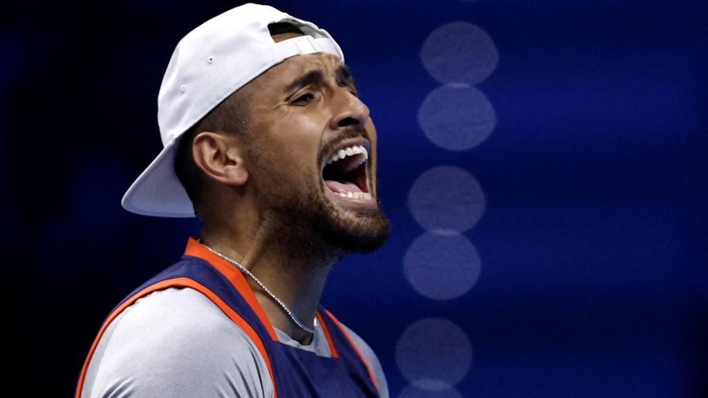 Kyrgios, durante las ATP Finals.