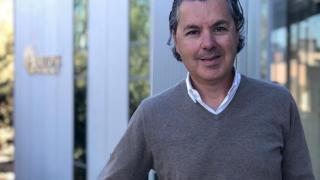 Antonio Mediato posa tras la entrevista con EL ESPAÑOL de Málaga.