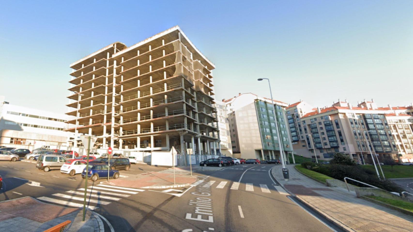 El esqueleto de Los Rosales de A Coruña.