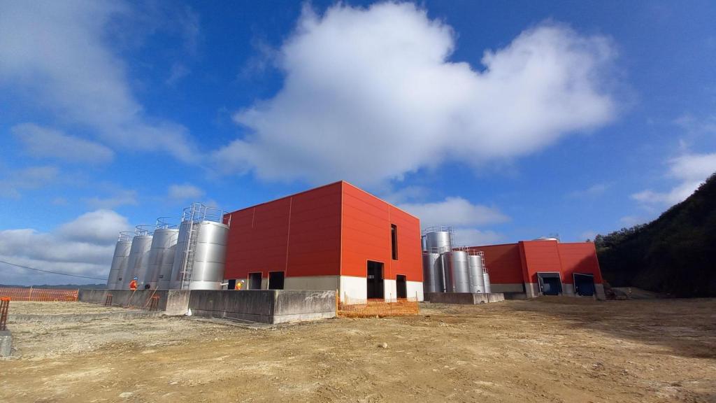 Imagen de archivo de la planta en construcción