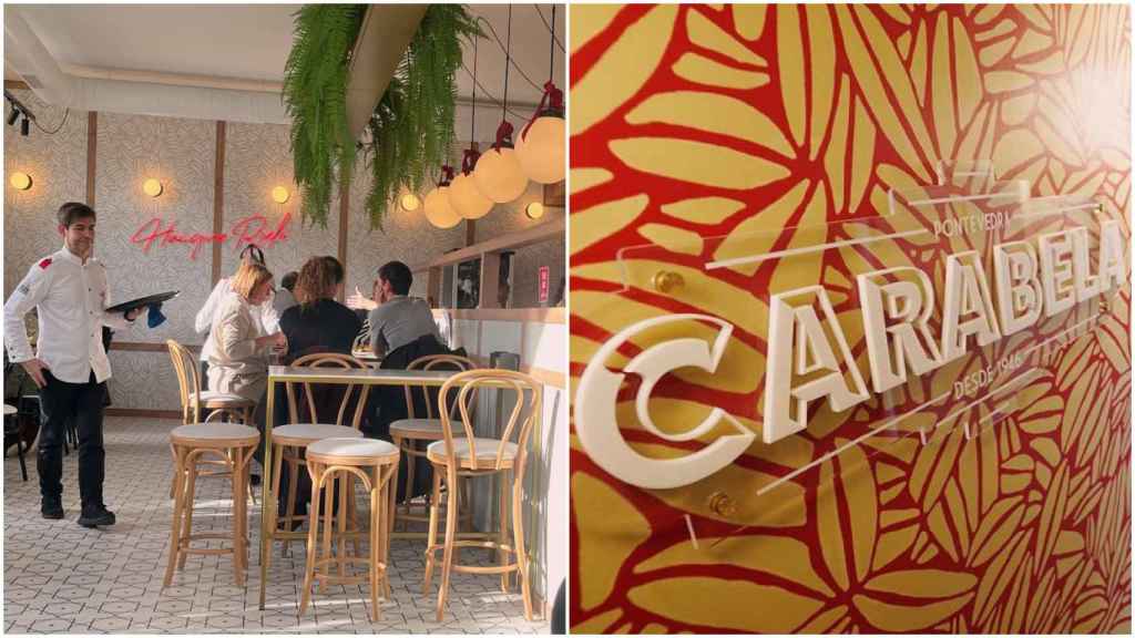 Nueva imagen del Carabela, en Pontevedra.