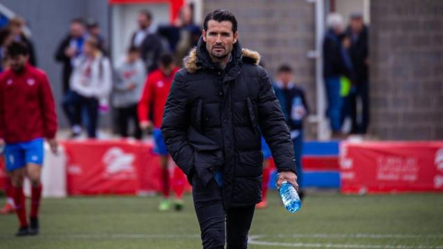 Lolo Escobar, entrenador del Hércules, en imagen de archivo.