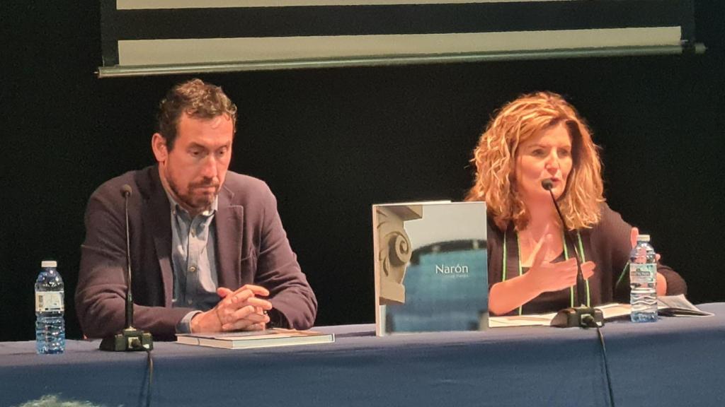 José Pardo y Marián Ferreiro durante la presentación