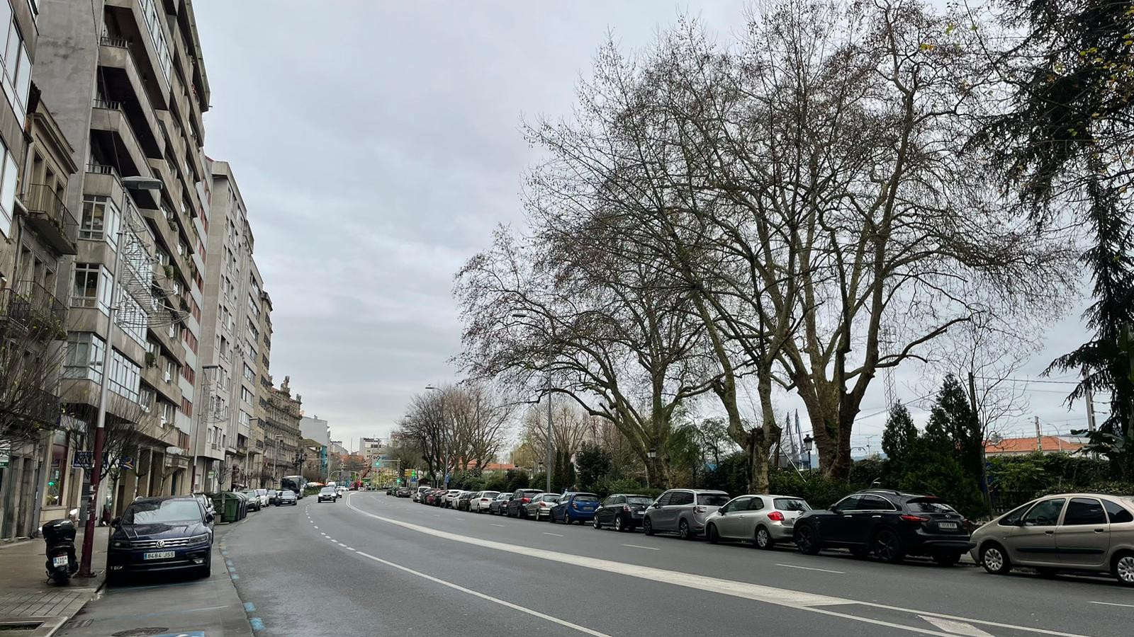 Calle Arenal, en Vigo.