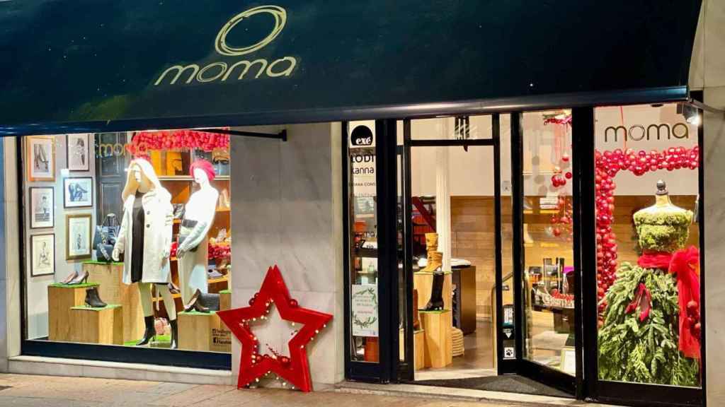 Moma Shoes, ganadora del Concurso de Escaparates de Navidad de Pontevedra.