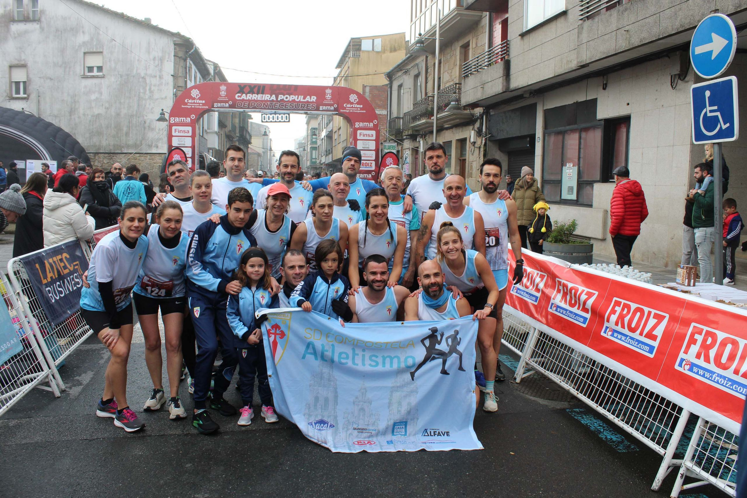 Corredores del SD Compostela (Concello de Pontecesures).