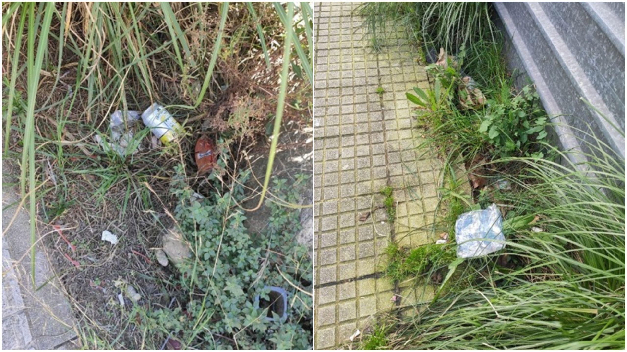 Falta de limpieza en la zona de Espacio Coruña (Foto: Sector 7)