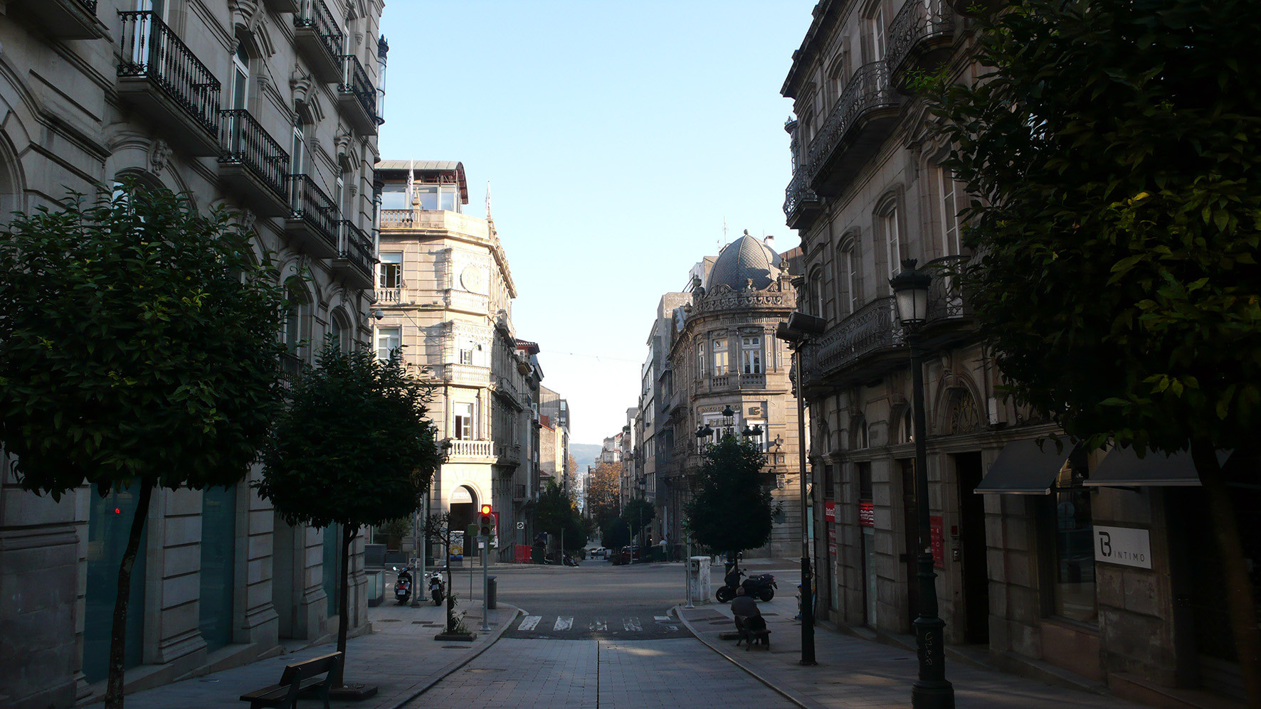 Foto del ensanche de Vigo en la actualidad. Foto: Nacho Hortas
