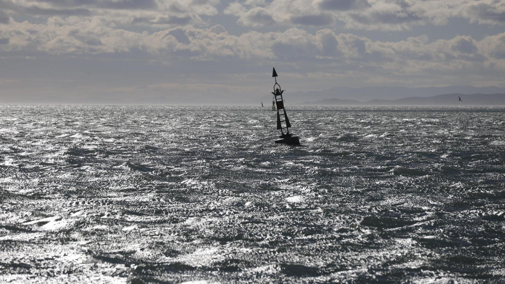 Una imagen del viento en el mar en la Comunitat Valenciana.