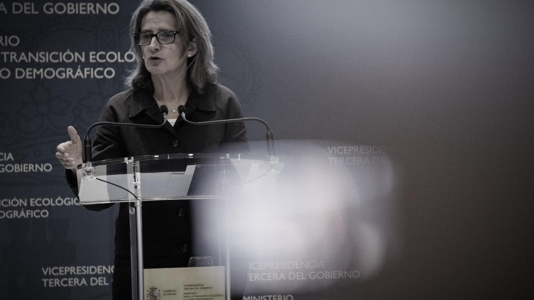 La ministra para la transición ecológica, Teresa Ribera.