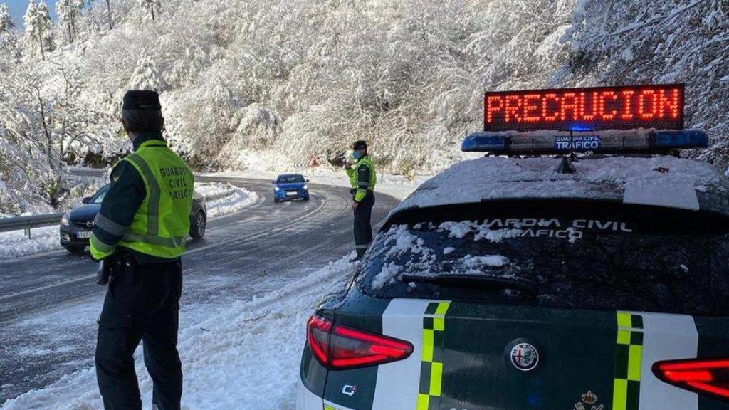 Imagen de archivo de un dispositivo de la Guardia Civil