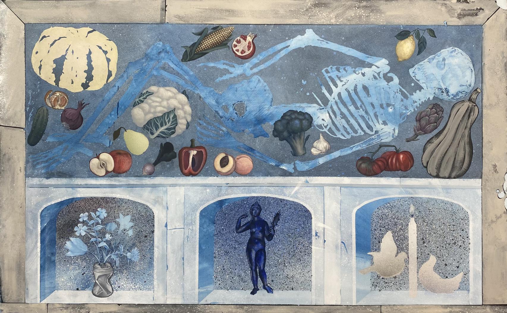 Una de los obras de Los Bravú