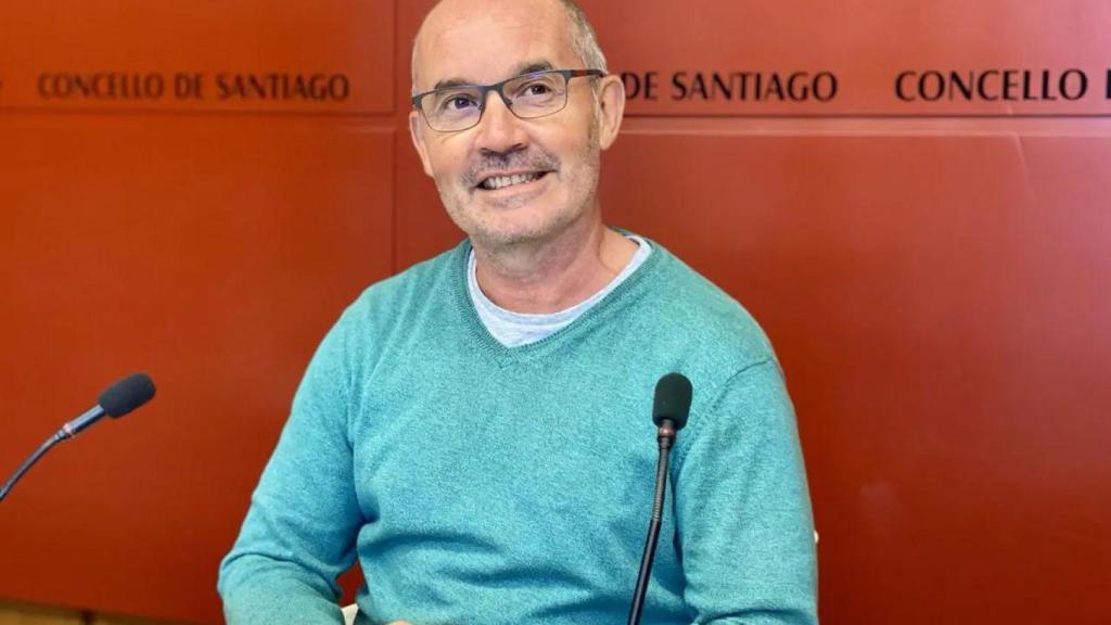 El concejal Xan Duro