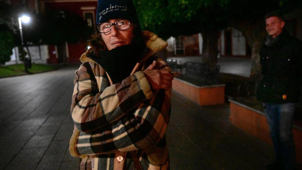 Ana María, de 54 años. A su lado, su pareja, Javi.